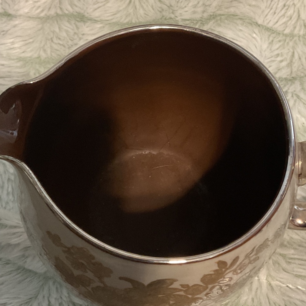 Sadler elegant Silver / Grey Floral Pitcher - Picture 4 of 4